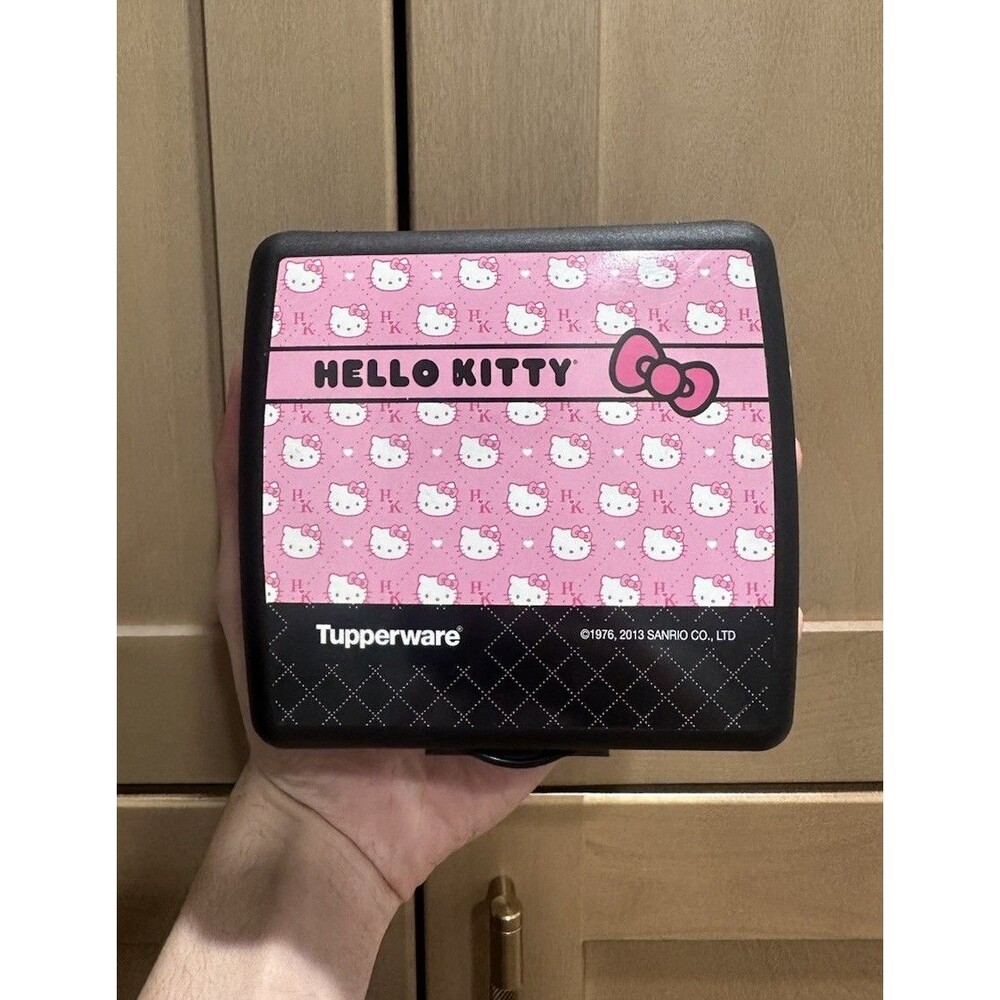 Hello Kitty Tupperware Container Good Condition 2013